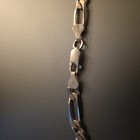Real Sterling Silver Mens Boys Figaro Solid Chain Bracelet Or Necklace 925 Italy