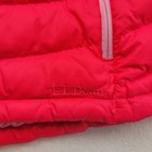 Ll Bean Girls Down Fill Puffer Vest Size 18 Downtek Pink Bright Full Zip