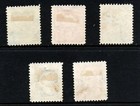 Canal Zone 4-8 Vf Unused No Gum  Bargain Complete Set