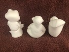Frog With Book  Sitting Monkey And Skunk Ceramic Bisque Ready To Paint 