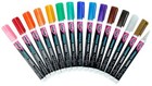 -33701 Fabric Paint Markers Rainbow 15 Pack For Permanent Color On Fabric Woo   