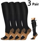 Plus Size Compression Socks 20-30 Mmhg For Men And Women  Wide Stocking 2x Large