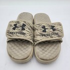 B23 Under Armour Men s Ignite Pro 8 Freedom Slides Desert Sand Men s 10