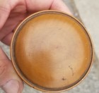 German Antique Wood Barrel Sewing Needle Case Fruitwood