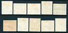 1938-51 Antigua Sc 84-93  sg  98-107  Mh   10 12  Geo Vi Short Set