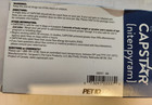 Capstar Oral Treatment For Small Dogs  2-25 Lbs  6 Doses Exp Date 2027