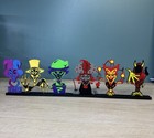 Icp First 6 Joker Cards Shelf Display Figures Insane Clown Posse Dark Carnival