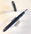Black Esterbrook Lj Fountain Pen  9550 Master Ex Fine Nib  Bell Syst  Guaranteed