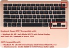 Keyboard Cover Soft Silicone Skin Compatible With Macbook Air 13 Inch Retina    