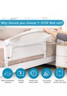 Y- Stop Bed Rail For Toddlers Convertible Toddler Bed Rails For Crib White