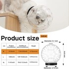 Cat Muzzle For Grooming  Cat Helmet Mouth Cover Silicone Boots Anti Bite Bathing