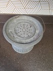 Vintage Galvanized Metal Minnow Bucket