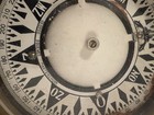 Vintage Brass Marine Gimbal Compass George Bodewes Martenshoek Boat Compass