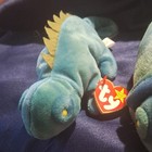 Ty Beanie Babies Iggy   Rainbow Chameleon Plush Lot  Vintage 1997  Ages 3 