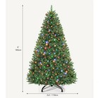 6ft Pre-lit Christmas Tree 1000 Tips 250 Lights Spruce W  Remote