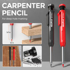 Nicpro Carpenter Pencil With Sharpener  Mechanical Pencils Set With 26 Refills