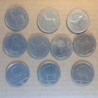 Old World Coins Lot - Ireland Irish Republic Bulk Lot 10 Large 1 Punt Stag Harp