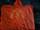 Vintage Mcdonald s Ronald Mcdonald Canada Neon Rain Poncho