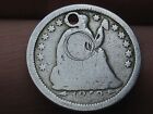 1853 P Seated Liberty Half Dime- Philadelphia  With Arrows  Good Details