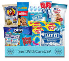 Blue Snack Box - Blue Snacks Blue Party Candy Cookies Blue Gift