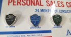Vintage 1973 Amway Personal Sales Consistency Award Pin Set 24 Months Rare