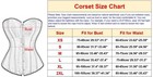 Women Strapless Corset Victorian Corset Top Contrast Color Lace-up Bustier Top