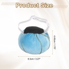 Wrist Pin Cushion Wristband Sewing Pincushion Polyester Pin Holder  Light Blue