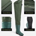 Fishing Waders Thigh High Bootfoot Waterproof Wading Boot Anti Slip Sole Outdoor