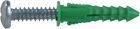 Ribbed Green Plastic Anchors  10- 12- 14 X 1 5  With Or Without   10x 1  Screws