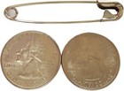 Extra Large 2 Inch Safety Pins - Heavy Duty Pins  Silver 