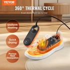 Vevor Portable Shoe Dryer Boot Dryer With Quick   Even Drying Black   Orange