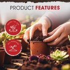 Michigan Peat Garden Magic Organic Planting Potting Soil  40 Pound Bag  6 Pack 