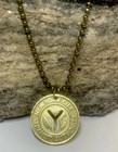 Real Nyc Subway Token Pendant  New York City  Wear History  With Cert Of Auth 