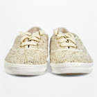 Rare Keds Womens Champion Gold Sequin Celebration Sneakers Shoes Us 6 Sparkle