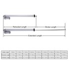 Linear Actuator Dc 12v Heavy Duty Waterproof Stroke 4  10mm s 900n 225lbs