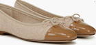 Sam Edelman Marley Toe Cap Ballet Flats In Beechwood Msrp 150 Chic   Comfy