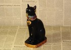 9 5  Ancient Egypt Kitty Egyptian Bastet Cat Goddess Statue Collectible Baste   