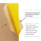 Xlnt Tec 10 Pack Colors Cast Acrylic Sheet Opaque Plastic Sheet 8 x 8  X  118 