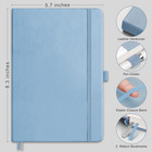 Bullet Dotted Journal Notebook  192 Pages  A5 Medium Size  5 7   X 8 3     Leath