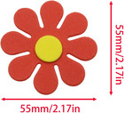 Eva Foam Flower Shapes Self-adhesive Stickers  96pcs For Crafts And Diy Projects