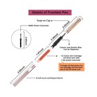 Calligraphy Pen Set fountain Pens With 8 Different Replaceable     Fast Usa Ship