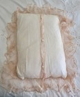 Late 20s-30s Carlin Creations Saks 5th Avenue Tambour Lace Boudoir Pillowcase