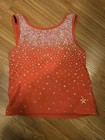 Rebel Athletics Red Crystal Couture Long Line Sports Bra - Nwot