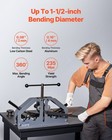 Vevor Tube Roller Bender Max 1-1 2  Manual Tube Pipe Roller Bender With 6 Dies