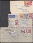 Kenya Uganda Tanganyika Kut 1950 s Qeii Covers  x6   id 563 d62507 