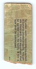 Rush Concert Ticket Stub July 12 1984 Buffalo New York