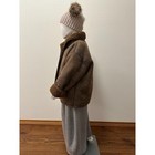 Acara Boutique Cocoa Shearling Jacket     Kids 6-7y To 12y     Nwt