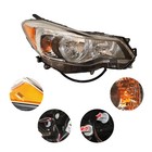 Halogen Headlight Assembly 2016-2017 Subaru Crosstrek Right Chrome 84001fj550