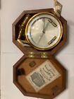 Antique W    L  E  Gurley Surveyor s Pocket Compass Brass With Wood Box