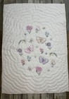 Pottery Barn Kids Wildflower Butterfly Baby Quilt Nwt Spot  read